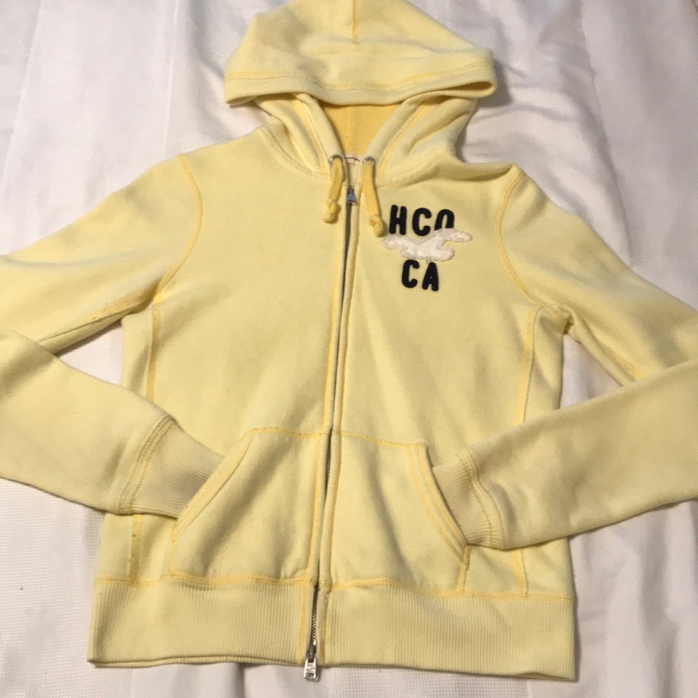 Yellow Hollister Hoodie